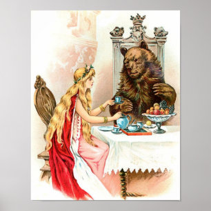 Poster La Belle en rose et la Bête