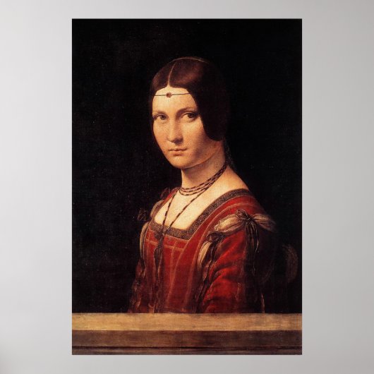 Poster la belle ferronniere, Léonard de Vinci (Devant)