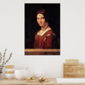 Poster la belle ferronniere, Léonard de Vinci (Cuisine)