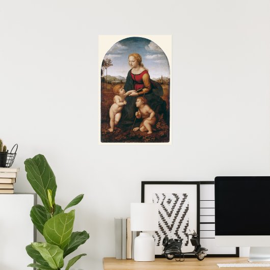 Poster La Belle Jardinière de Raphaël (Bureau à domicile)