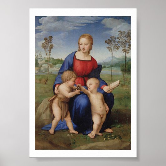 Poster La belle jardinière – Madonna – Raphael – Raffael (Devant)
