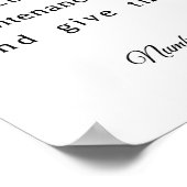 Poster La Bénédiction biblique du sacerdoce (Coin)