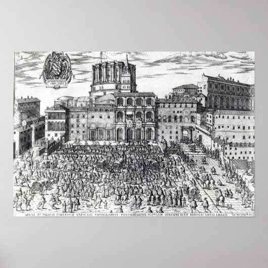 Poster La bénédiction du pape Pie V (Devant)
