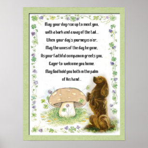 Poster La bénédiction irlandaise des chiens