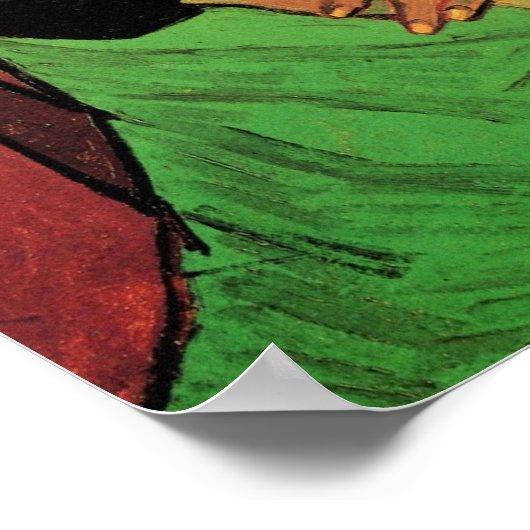 Poster La Berceuse (Augustine Roulin) par Vincent van Gog (Coin)