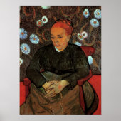 Poster La Berceuse (Augustine Roulin) par Vincent van Gog (Devant)