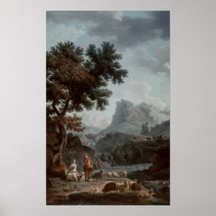 Poster La bergère alpine