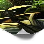 Poster La bête de l'imaginaire de la Jungle | AI Art Post (Coin)