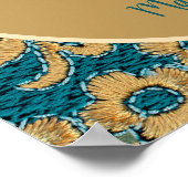 Poster La Bible Cherche Dieu Premier Floral (Coin)