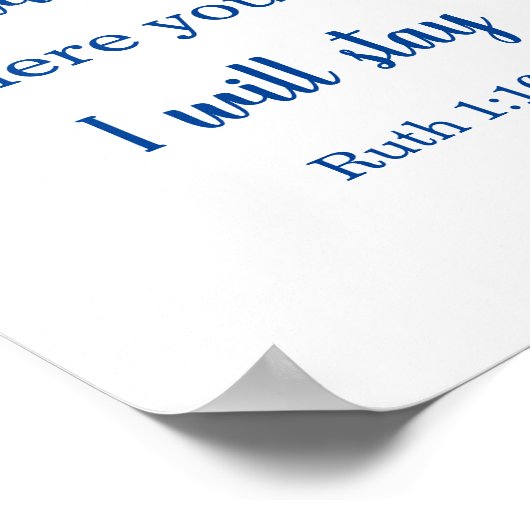 Poster La Bible mariage Ruth (Coin)