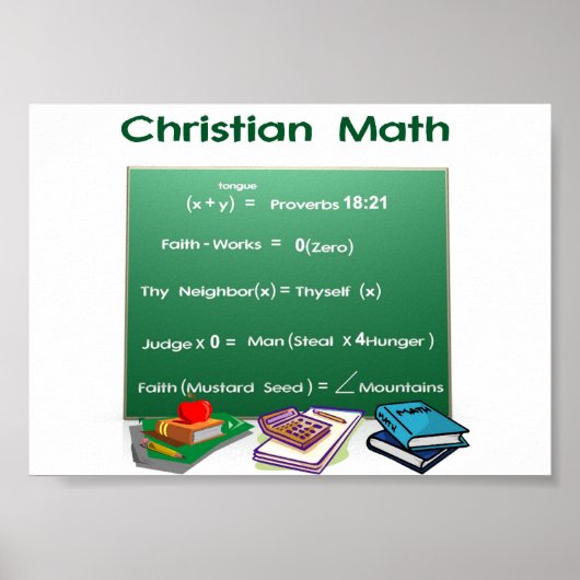 Poster La Bible Math (Devant)