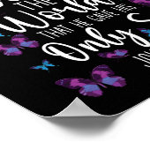 Poster La Bible Verse Dieu Aimait Tant Le Monde Qu'Il A D (Coin)