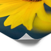 Poster La Bible Verse Jérémie 29:11, Fleur sauvage Jaune (Coin)