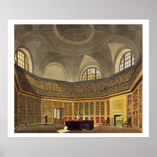 Poster La bibliothèque du roi, la maison Buckingham, d'ap (Devant)