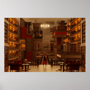 Poster La bibliothèque éternelle