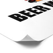 Poster "La bière fait tourner la balle" (Coin)