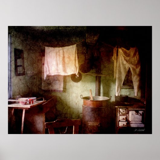 Poster La blanchisserie (Devant)