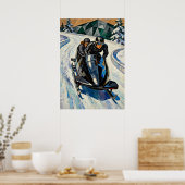 Poster LA BOBEUSE (Le Bobsledder) V2 (Cuisine)