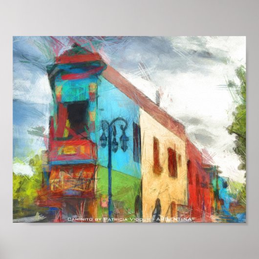 Poster La Boca Caminito (Devant)