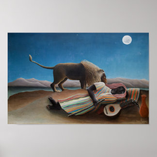 Poster La Bohémienne endormie | Henri Rousseau |