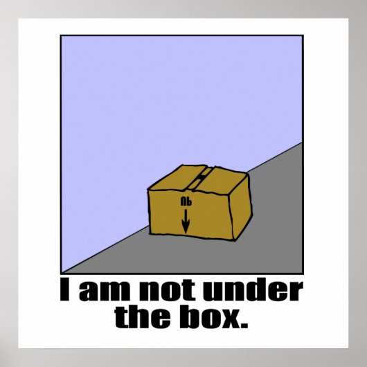 Poster La boîte (Devant)