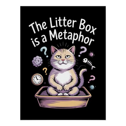 Poster La Boîte à Litter est une métaphore (Devant)