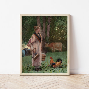 Poster La bonne de lait   Winslow Homer
