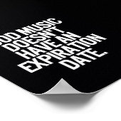 POSTER LA BONNE MUSIQUE N'A PAS DE CITATIONS DE DATE D'EX (Coin)