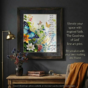 Poster La bonté de Dieu