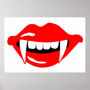 Poster La bouche de Vampire