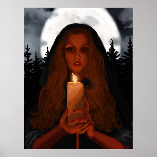 Poster La bougie (Devant)