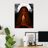 Poster La bougie (Bureau à domicile)