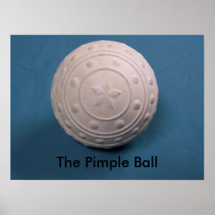 Poster La boule de bouton