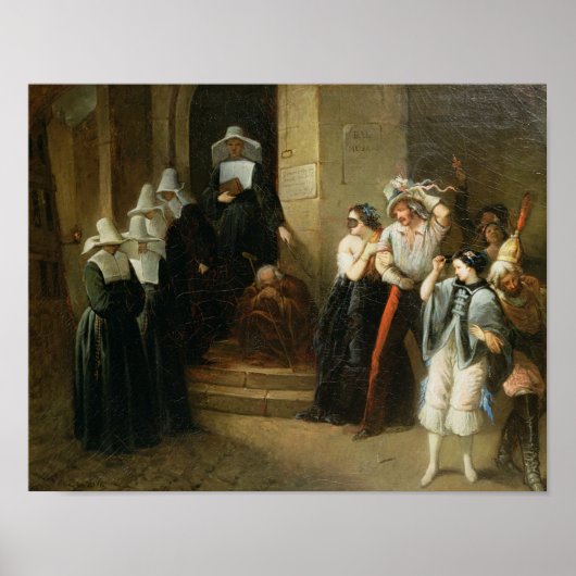 Poster La boule masquée, vers 1870 (Devant)