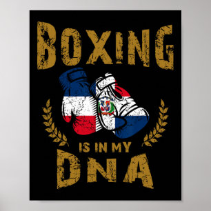 Poster La boxe est dans mon D-n-a République Dominicaine 