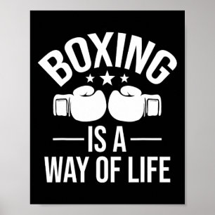 Poster La Boxe Est Un Moyen De Vie - Kickboxing Kickboxer