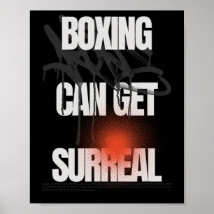 Poster La Boxe Peut Devenir Surréaliste