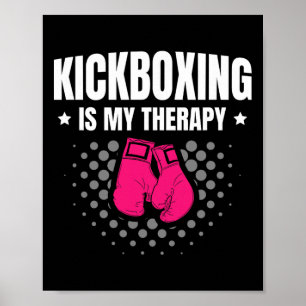 Poster La boxe thaïlandaise est ma thérapie arts martiaux