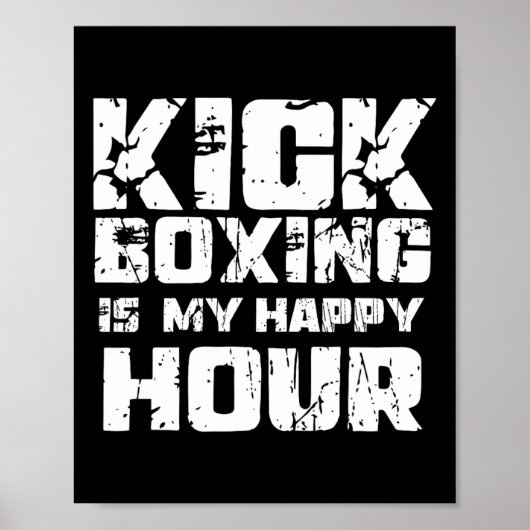 Poster La boxe thaïlandaise est mon heure heureuse Femmes (Devant)