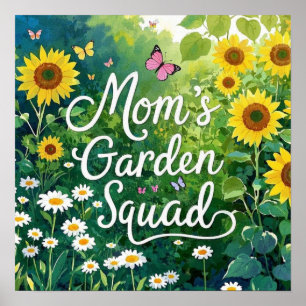 Poster La brigade des jardins de maman_Les tournesols Sil