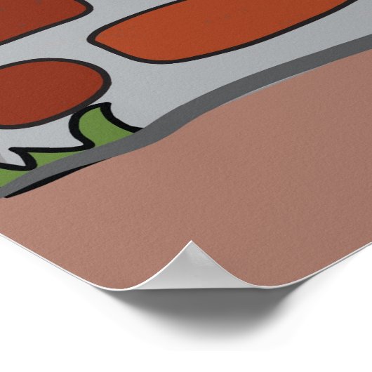 Poster La brique dans le mur (Coin)