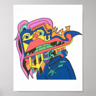 Poster La brise de couleur