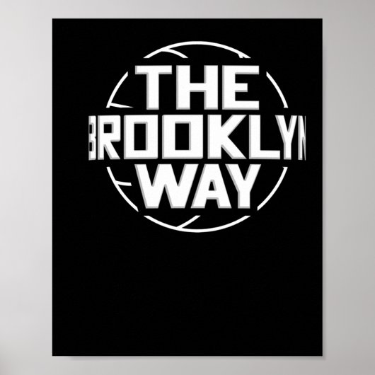 Poster La Brooklyn Way Net Basketball (Devant)