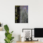 Poster La brume neigeuse dans la forêt (Bureau à domicile)