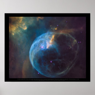 Poster La bulle Nebula, ou NGC 7635