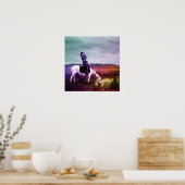 Poster La Buse rouge dans une oasis dans les Badlands (Cuisine)