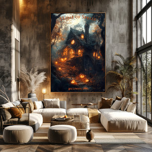 Poster La Cabane de la Sorcière Halloween avec Jack écarl