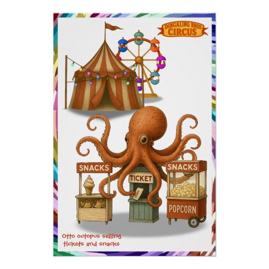 Poster La cabane de snacks du cirque d'Otto (Devant)