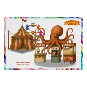 Poster La cabane de snacks du cirque d'Otto