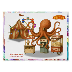 Poster La cabane de snacks du cirque d'Otto